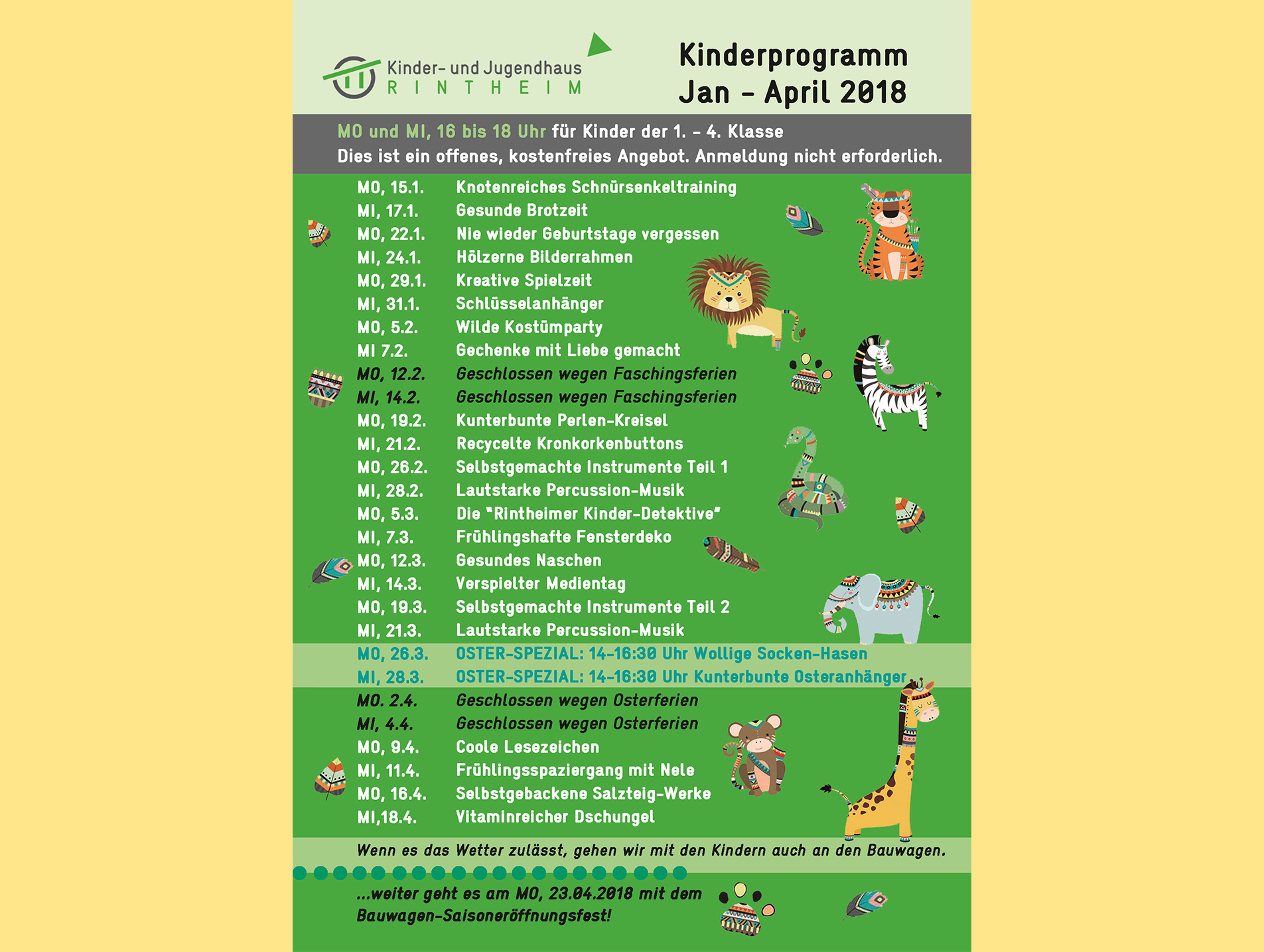 News_Kinderprogramm_Jan-April 2018