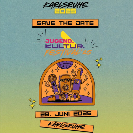 Safe-the-Day-Plakat zum Jugend.Kultur Festival 2025