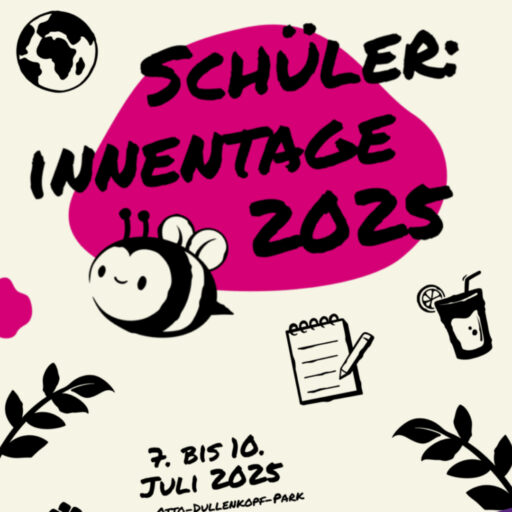 Ankündigungsplakat zu den Schüler*innentagen 2025