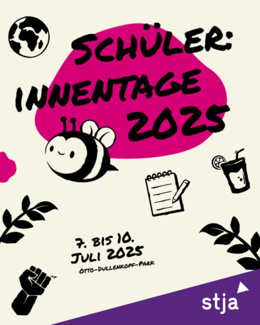 Ankündigungsplakat zu den Schüler*innentagen 2025