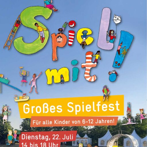 Ankündigungsplakat von "Spiel mit!"