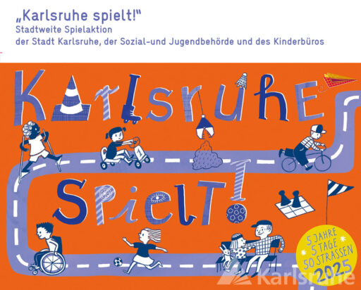 Ankündigungsplakat zu "Karlsruhe spielt!"