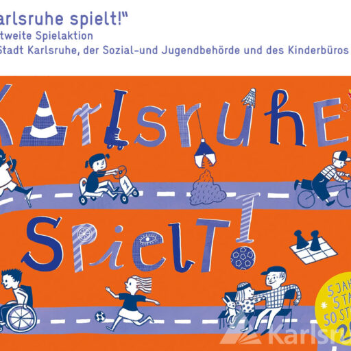 Ankündigungsplakat zu "Karlsruhe spielt!"